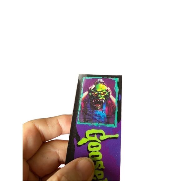 Vintage 1995 goosebumps book mark reading is a scream, holographic lenticular  - Picture 2 of 5